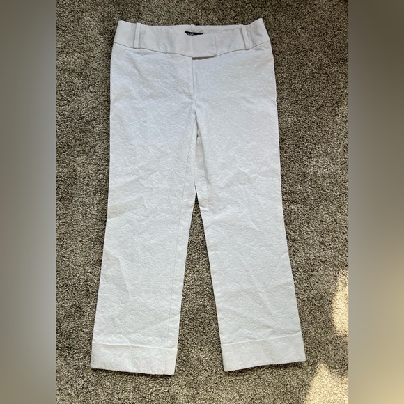 White textured cropped pants by inc international concepts - Picture 1 of 5
